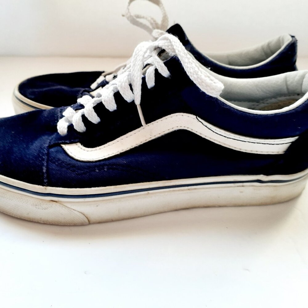 Vans Shoes Old Skool Skate Unisex Navy Mens 5 Womens 6.5